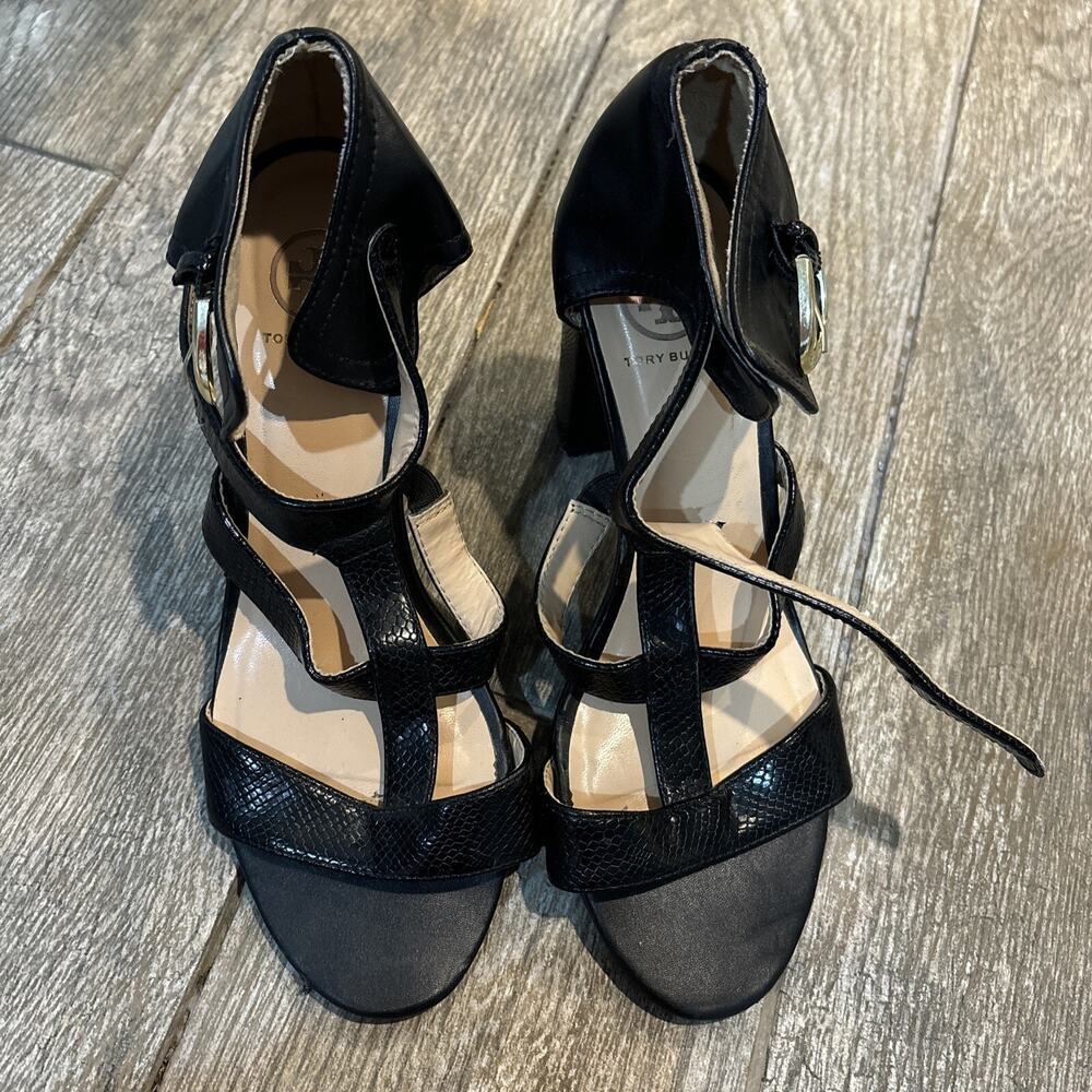 Tory Burch Block High Heel Sandals Women’s Size 39
